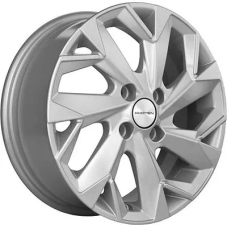 Khomen Wheels KHW1402 (Civic/Fit) 5.5x14/4x100 ET 45 Dia 56.1 F-Silver