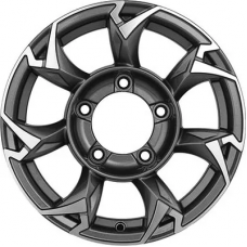 Khomen Wheels KHW1505 (Jimny) 5.5x15/5x139.7 ET 5 Dia 108.1 Gray-FP