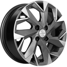 Khomen Wheels KHW1508 (Lada Granta) 6x15/4x98 ET 35 Dia 58.6 Gray-FP