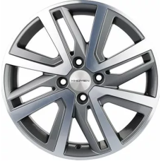 Khomen Wheels KHW1609 (Stepway) 6x16/4x100 ET 37 Dia 60.1 Gray-FP