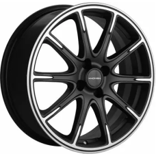 Khomen Wheels KHW1707 (KIA Rio I/II Solaris I/II) 6.5x17/4x100 ET 49 Dia 54.1 Black-FP matt