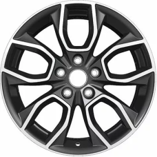 Khomen Wheels KHW1713 (Karoq) 7x17/5x112 ET 45 Dia 57.1 Black-FP