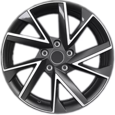 Khomen Wheels KHW1714 (Octavia) 7x17/5x112 ET 49 Dia 57.1 Black-FP