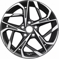 Khomen Wheels KHW1716 (Sonata) 7x17/5x114.3 ET 48 Dia 67.1 Black-FP