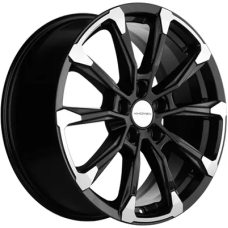 Khomen Wheels KHW1804 (Tugela/Jaguar F-Pace) 7.5x18/5x108 ET 46 Dia 63.4 Black-FP