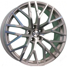 Khomen Wheels KHW2005 (A7) 8.5x20/5x112 ET 30 Dia 66.5 Brilliant Silver-FP