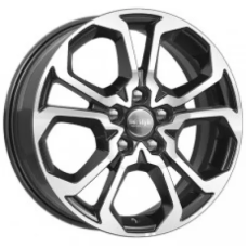 КиК КС892 ZV 17_Creta 6.5x17/5x114.3 ET 49 Dia 67.1 алмаз черный